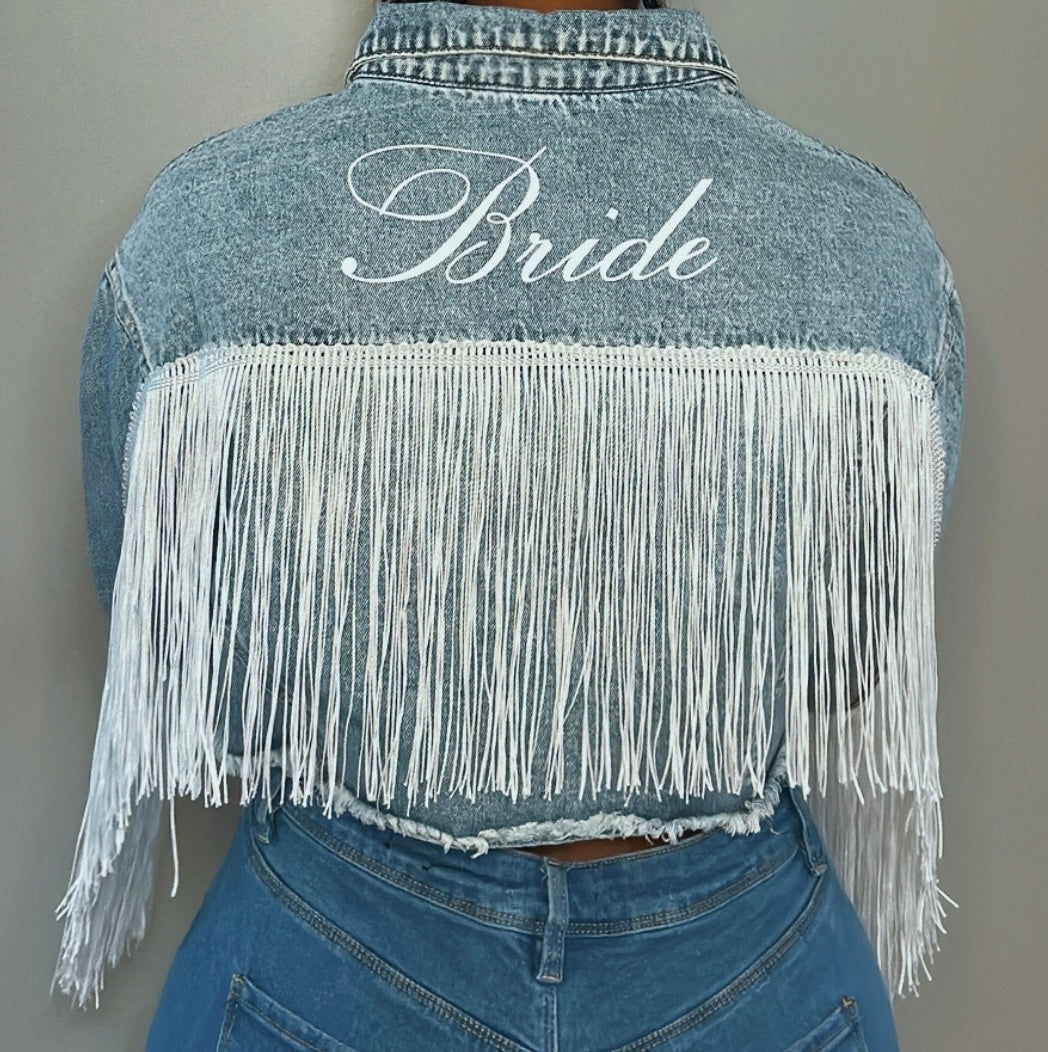 Bride Jean Fringe Jacket