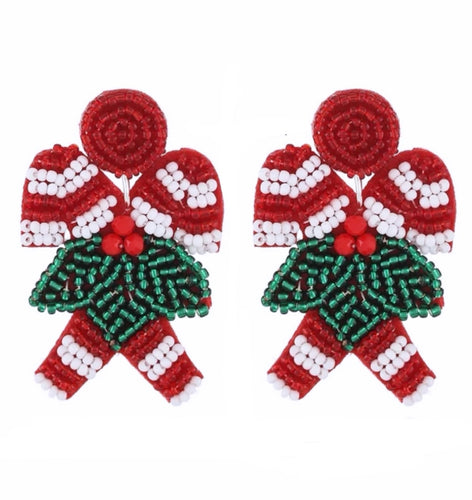 Candy Cane Earrings