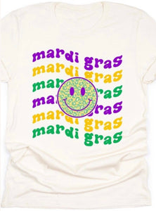 Wavy Mardi Gras Shirt