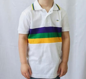 Kid’s 3 Striped Mardi Gras Shirt