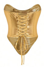 Load image into Gallery viewer, Gold Corset