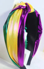 Load image into Gallery viewer, Metallic Mardi Gras Headband