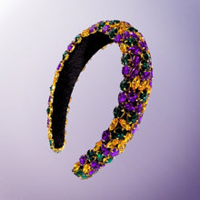 Load image into Gallery viewer, Mardi Gras Headband