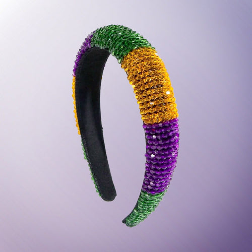 Mardi Gras TriBlend Headband