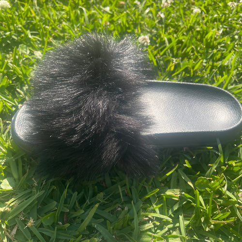 Black Fur Slides
