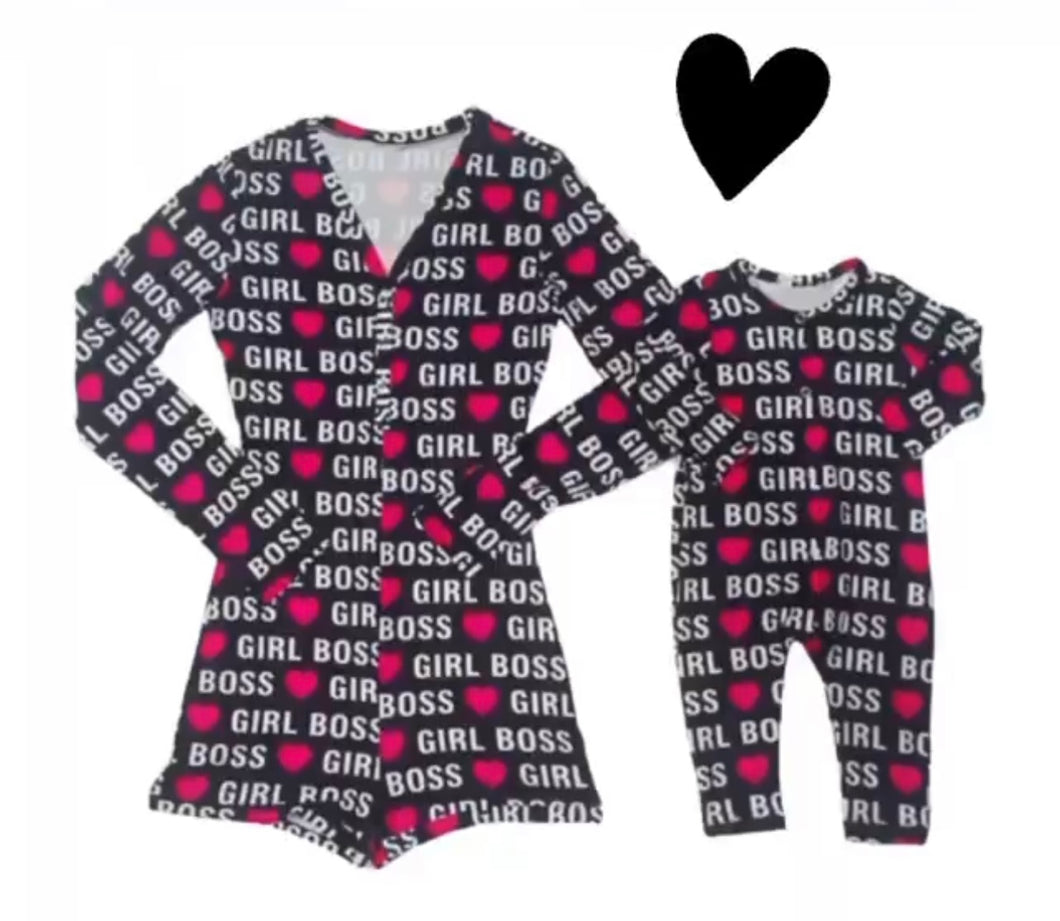 Girl Boss Adult Onesie